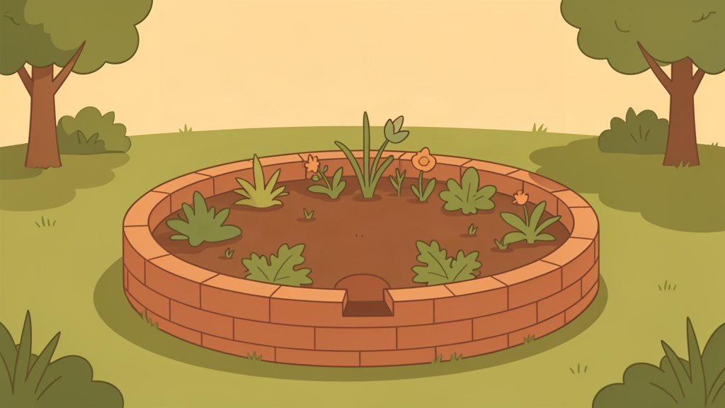 Tổng quan mô hình luống vườn lỗ khóa Keyhole Garden