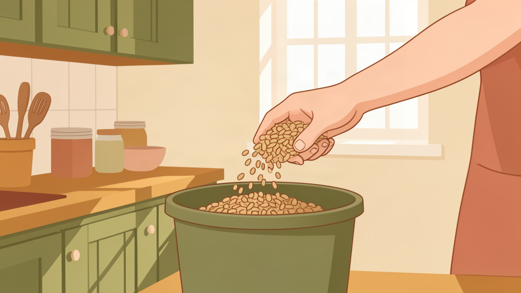 Kỹ thuật ủ phân Bokashi: Giải pháp phân hủy rác thải bếp yếm khí không mùi cho vườn hữu cơ