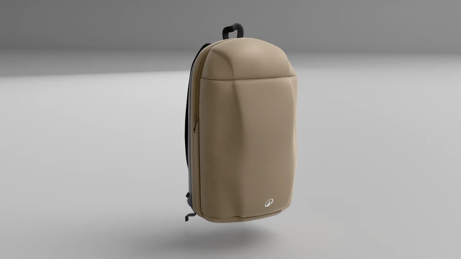 Quechua Backpack Sand 3D Model