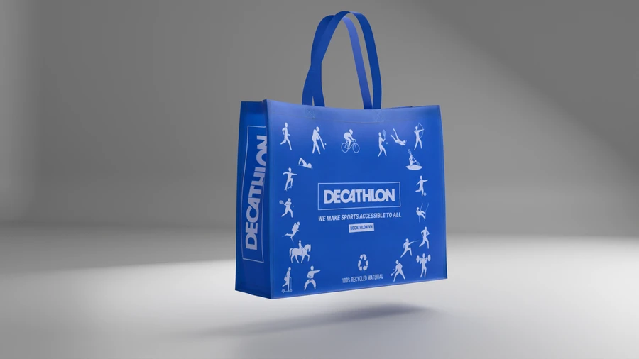 Decathlon Shopping Bag 3D Model